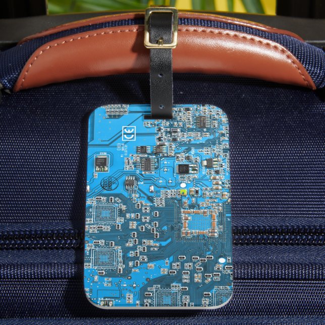 Étiquette À Bagage Carte circuit bleu circuit imprimé à circuit impri (Insitu Rectoal 2)