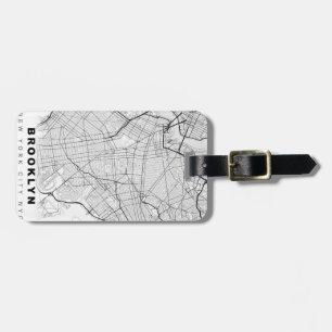 Étiquette À Bagage Carte de Brooklyn