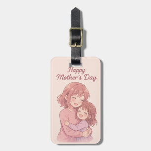 Étiquette À Bagage Carte de la Mère de la couleur préférée de maman