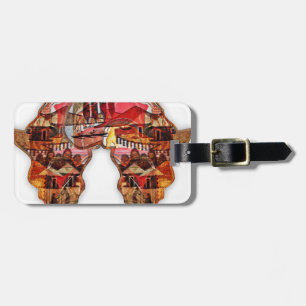 Étiquette À Bagage Carte de l'Afrique : Célébrer la saison avec la cu