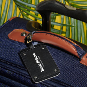 Étiquette À Bagage Carte de visite en denim rustique Jean foncé