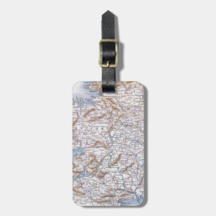 Étiquette À Bagage Carte : L'Irlande, 1851