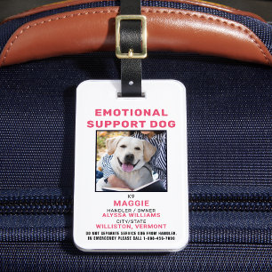 Étiquette À Bagage Carte photo personnalisée - Soutien émotionnel Bad