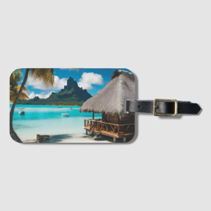 Étiquette À Bagage Carte postale de Bora Bora (2)