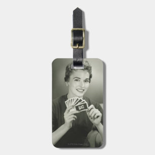 Étiquette À Bagage Cartes de jeu de femme