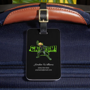 Étiquette À Bagage Cat Noir   Cataclysme