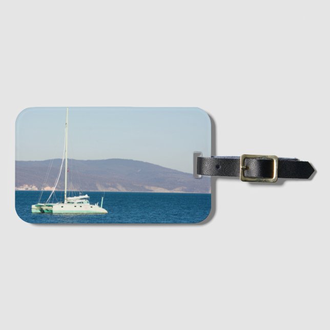 Étiquette À Bagage Catamaran (Devant Horizontal)