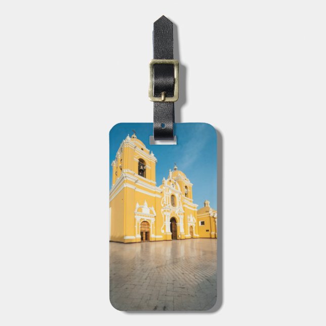 Étiquette À Bagage Cathédrale de Trujillo, Trujillo, Pérou (Devant Vertical)