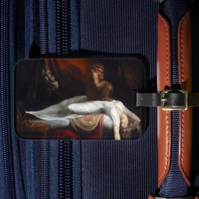 Étiquette À Bagage Cauchemar par Henry Fuseli Gothic Macabre Dark Art (Insitu Rectoal 4)