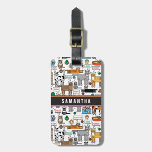 Étiquette À Bagage Ce que disent les chats