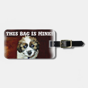 Étiquette À Bagage Ce Sac Est À Moi ! L'Amour Du Chiot_