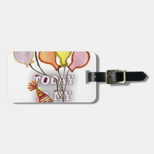 Étiquette À Bagage Célébrez avec notre joyeux anniversaire de bienven