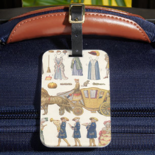 Étiquette À Bagage Cendrillon, Jouets en Papier de Style Victorien Vi