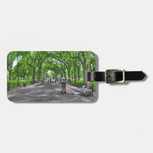 Étiquette À Bagage Central Park littéraire de promenade, New York