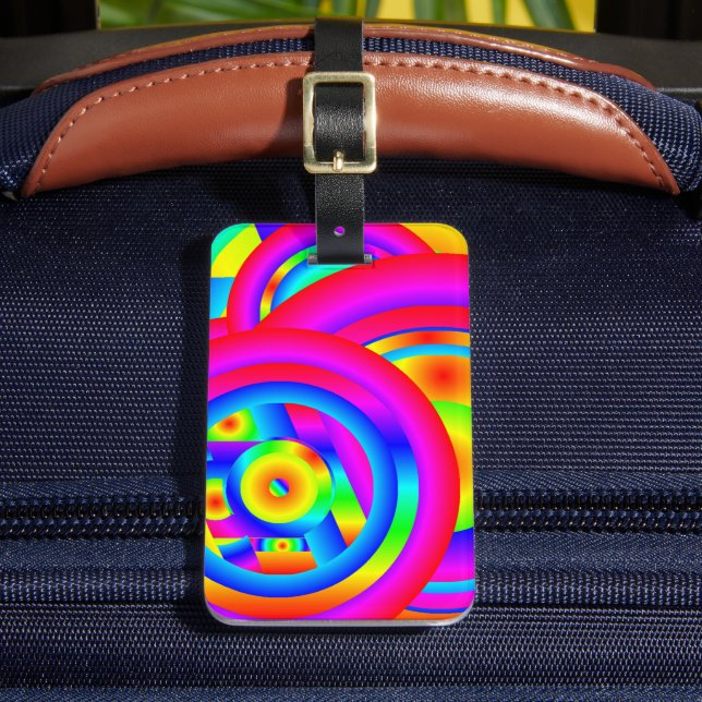 Étiquette À Bagage Cercles de couleur (Insitu Rectoal 2)