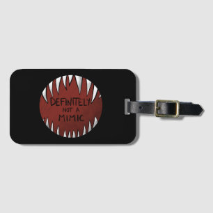 Étiquette À Bagage Certainement PAS un Mimic D&D Gaming Cadeaux