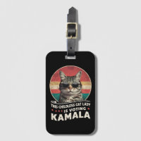 Cette dame de chats sans enfants vote Kamala