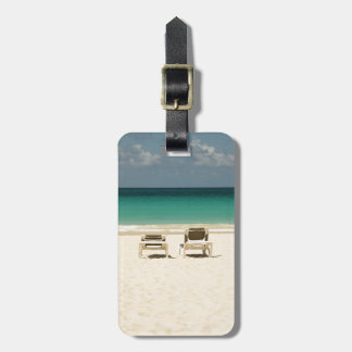 Étiquette À Bagage Chaises de plage de la République Dominicaine