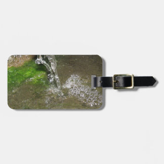 Étiquette À Bagage Chaleureux Cascade Bouillonnant Eau sur mesure