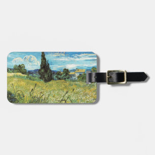 Étiquette À Bagage Champ de blé vert Vincent van Gogh