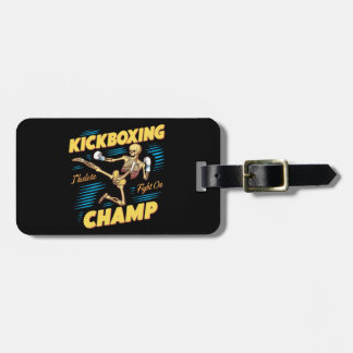 Étiquette À Bagage Champ Kickboxing