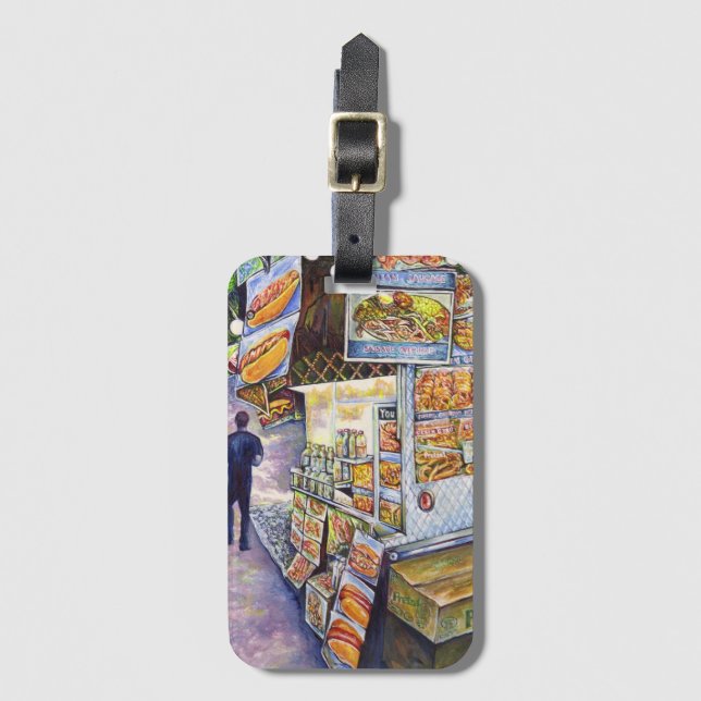 Étiquette À Bagage Charge de travail artistique extraordinaire (Devant Vertical)