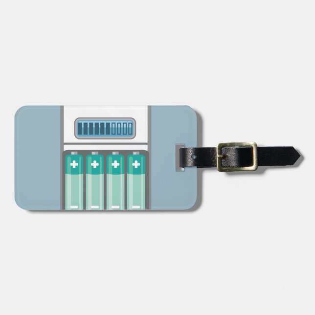 Étiquette À Bagage Chargeur de batterie (Devant horizontal)