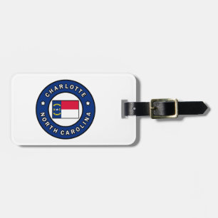 Étiquette À Bagage Charlotte Caroline du Nord
