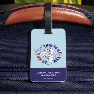 Étiquette À Bagage Chat dans le Casquette   Ce N'Est Pas Du Tout Amus