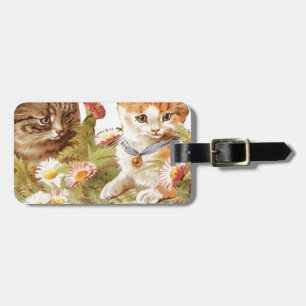 Étiquette À Bagage Chatons