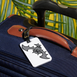 Étiquette À Bagage Chauve-souris vampire maléfique Kawaii effrayant