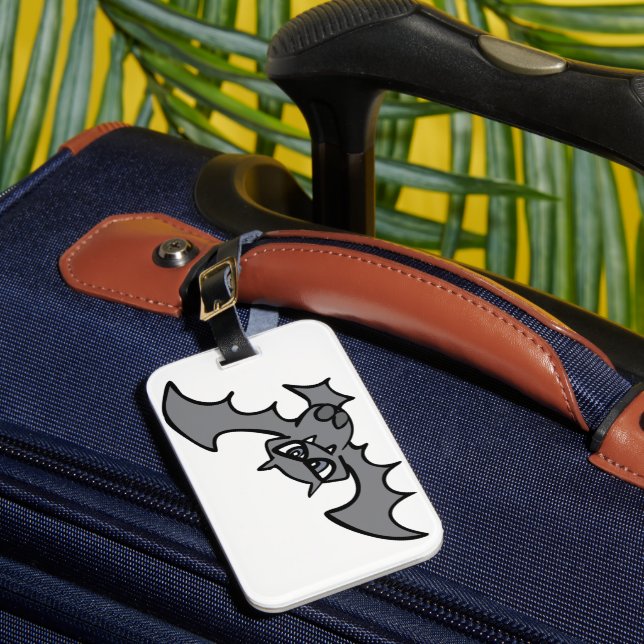 Étiquette À Bagage Chauve-souris vampire maléfique Kawaii effrayant (Insitu Rectoal 1)