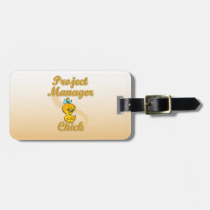 Étiquette À Bagage Chef de projet Chick