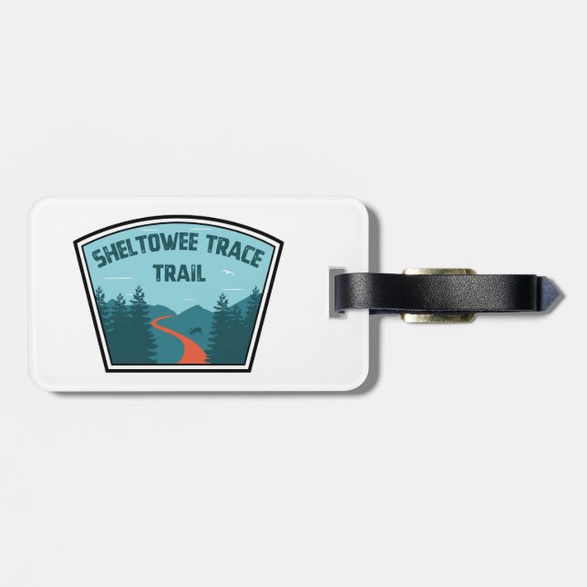 Étiquette À Bagage Chemin Sheltowee Trace Kentucky Tennessee (Dos horizontal)