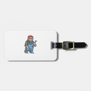 Étiquette À Bagage Chemise classique Sloth Mechanic Wrench