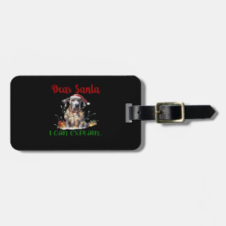 Étiquette À Bagage Cher Père Noël, je peux expliquer T-Shirt essentie