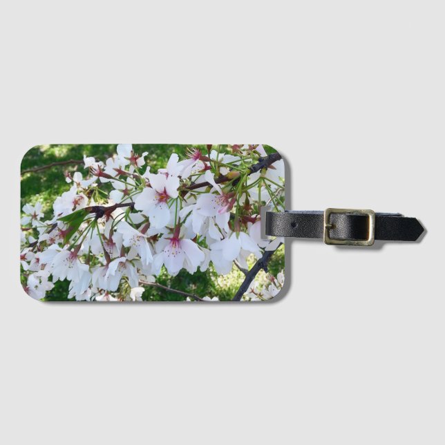 Étiquette À Bagage Cherry Blossom Flower Luggage Tag (Devant Horizontal)