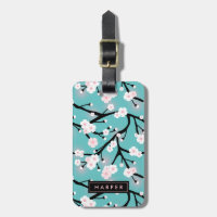 Cherry Blossom Motif Nom personnalisé Adresse