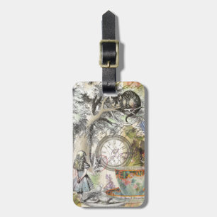 Étiquette À Bagage Cheshire Chat Alice Wonderland Classic