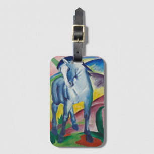 Étiquette À Bagage Cheval bleu de Franz Marc, Beaux-arts vintage