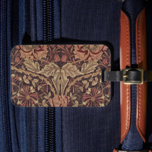 Étiquette À Bagage Chèvrefeuille par William Morris, Art de fleurs de