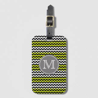 Étiquette À Bagage Chevron Zigzag