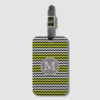 Étiquette À Bagage Chevron Zigzag