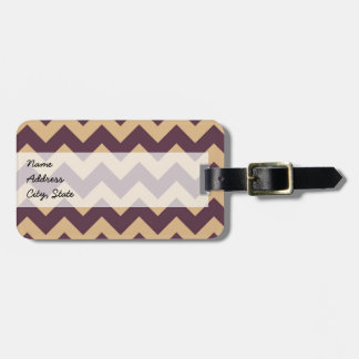 Étiquette À Bagage Chevron Zigzag Motif 2 tendance
