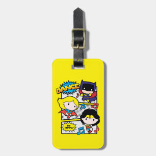 Étiquette À Bagage Chibi Héros Danse