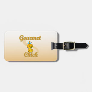 Étiquette À Bagage Chick Gourmet