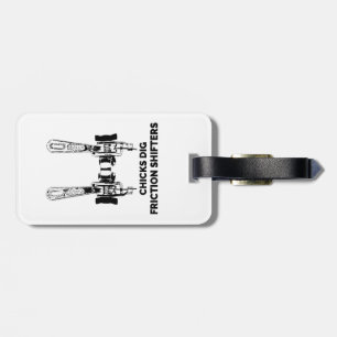 Étiquette À Bagage Chicks Creg Friction Shifters Bicycle