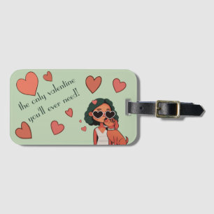 Étiquette À Bagage Chien Valentine Sac fourre-tout