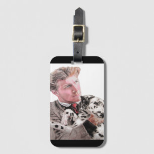 Étiquette À Bagage Chiens de Dalmatie Chien mignon Pot animal