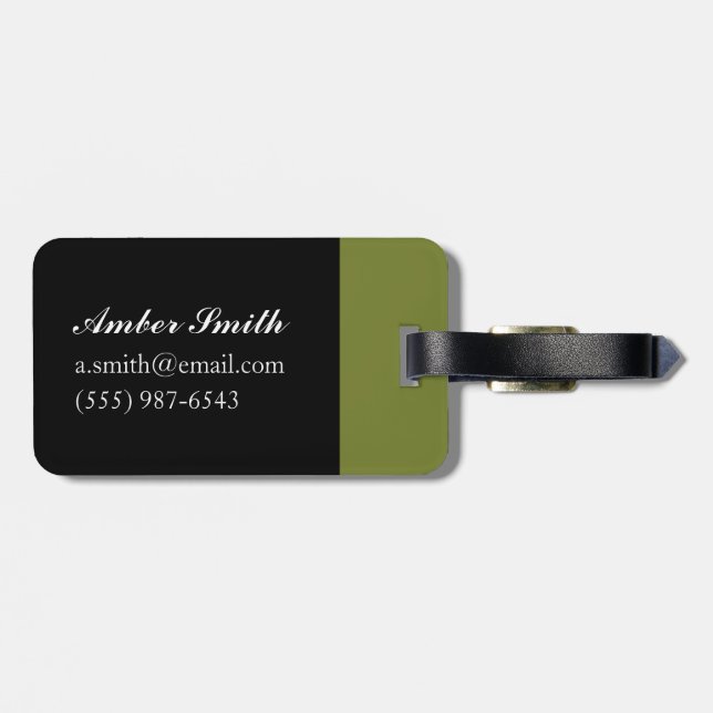 Étiquette À Bagage Chiens en mai (Dos horizontal)